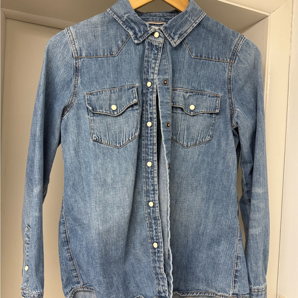 J. Crew Blue Denim Shirt